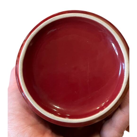 Le Creuset Mug Cup 14oz Red Cerise Cherry Stoneware Coffee Glazed Kitchen Ombré - Picture 6 of 6